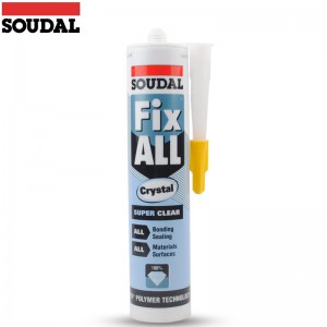 Soudal Fix ALL Crystal Hybrid Polymer Sealant Adhesive